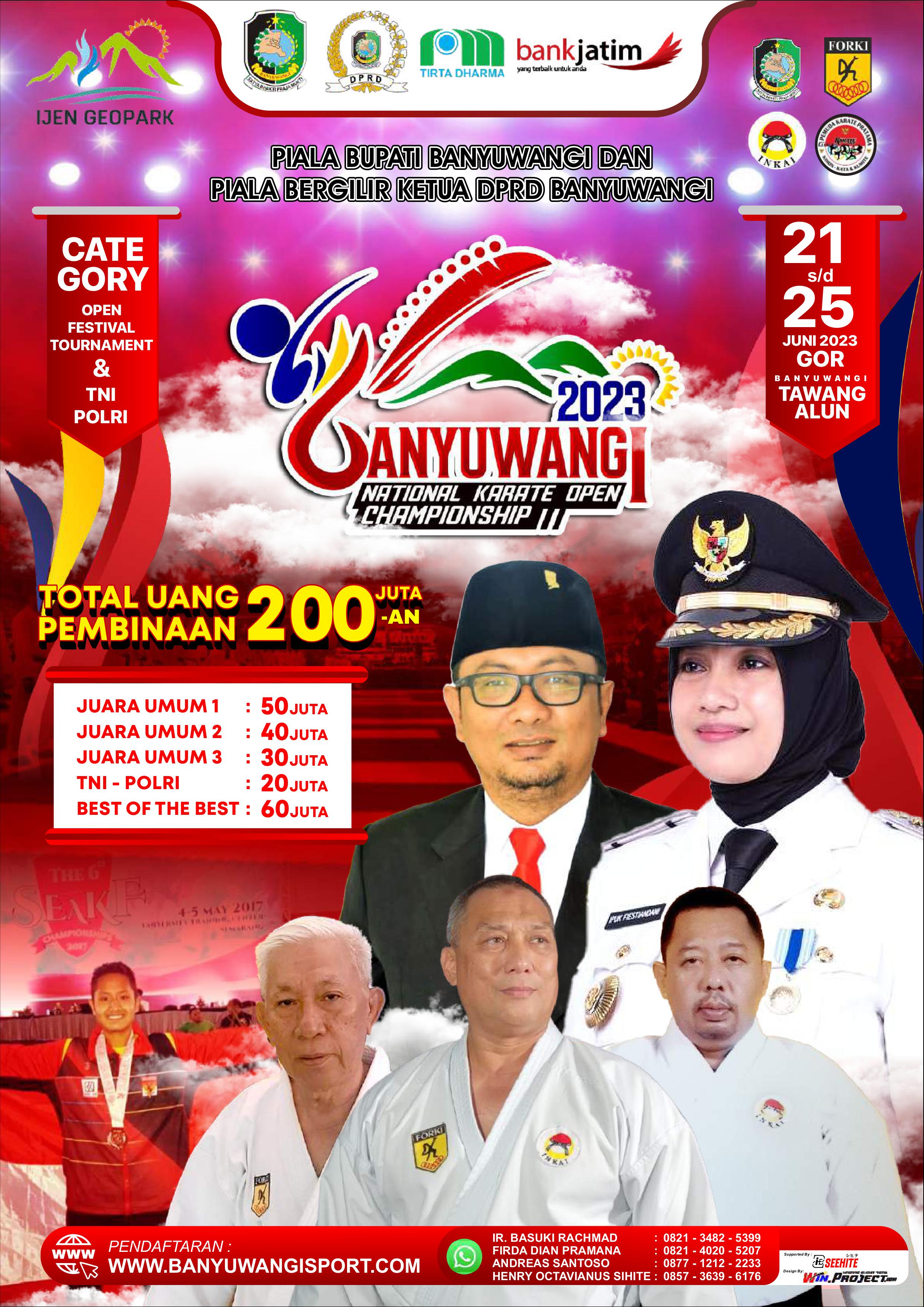 Banyuwangi 2023 National Karate Open Championship